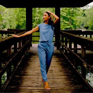 Albion blue jumpsuit